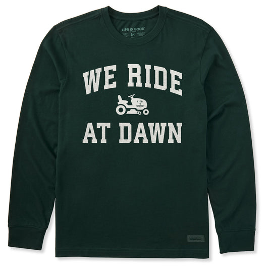 Men's We Ride at Dawn Arch Long Sleeve Crusher Tee
