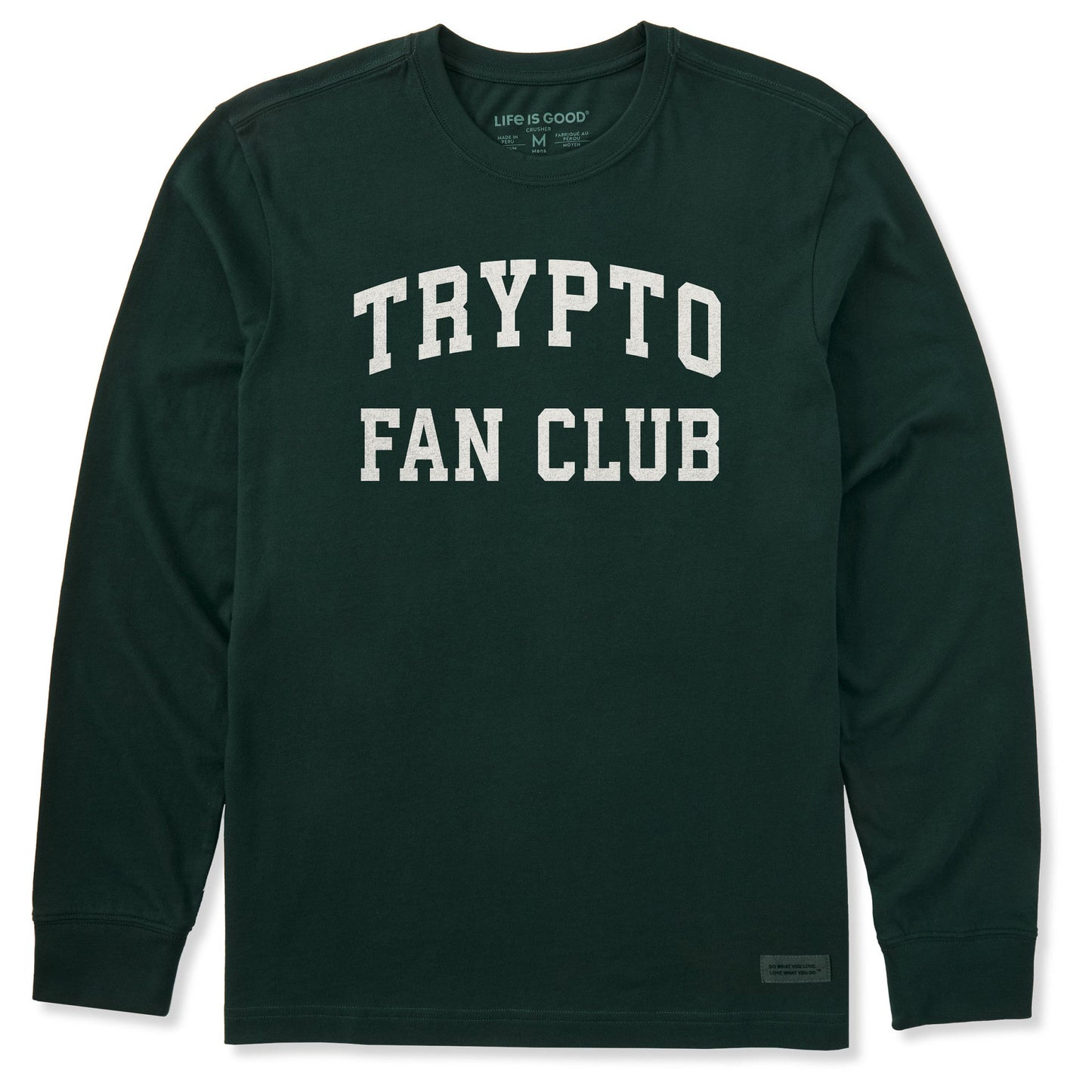 Men's Trypto Fan Club Arch Long Sleeve Crusher Tee