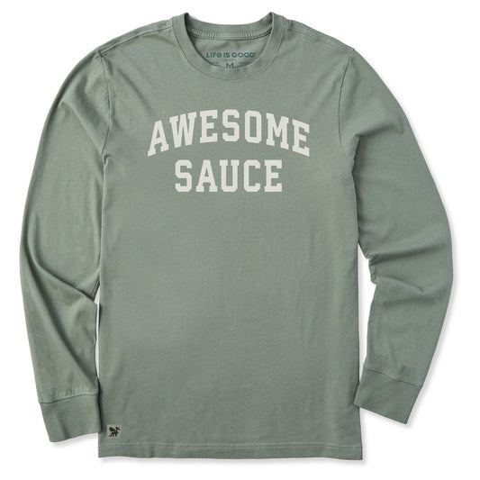 Men's Awesome Sauce Arch Long Sleeve Crusher Tee