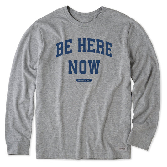 Men's Be Here Now Arch Long Sleeve Crusher Tee