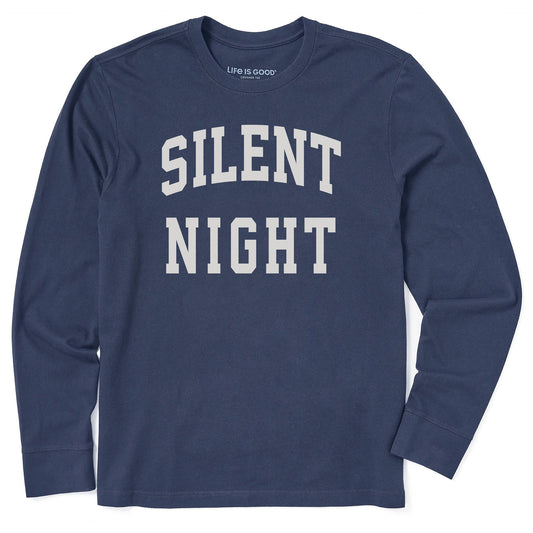 Men's Silent Night Arch Long Sleeve Crusher Tee