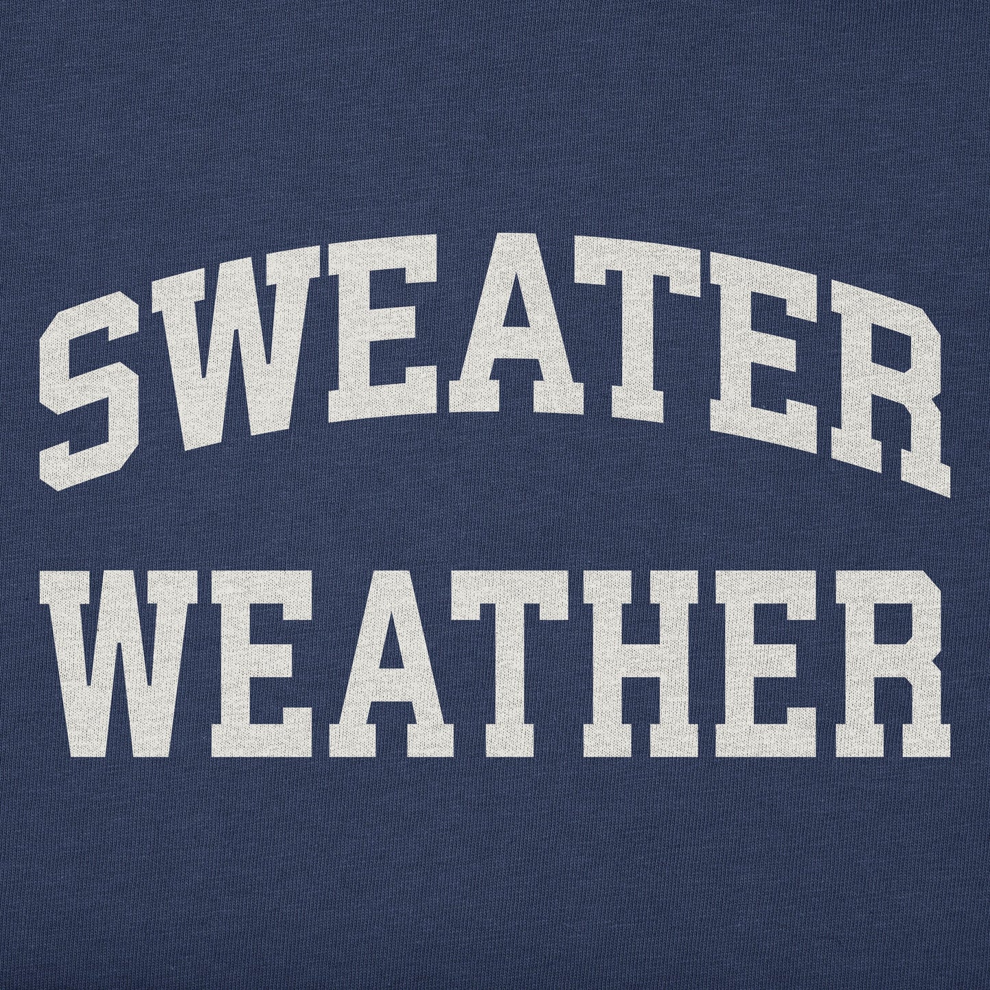 Men's Sweater Weather Arch Long Sleeve Crusher Tee