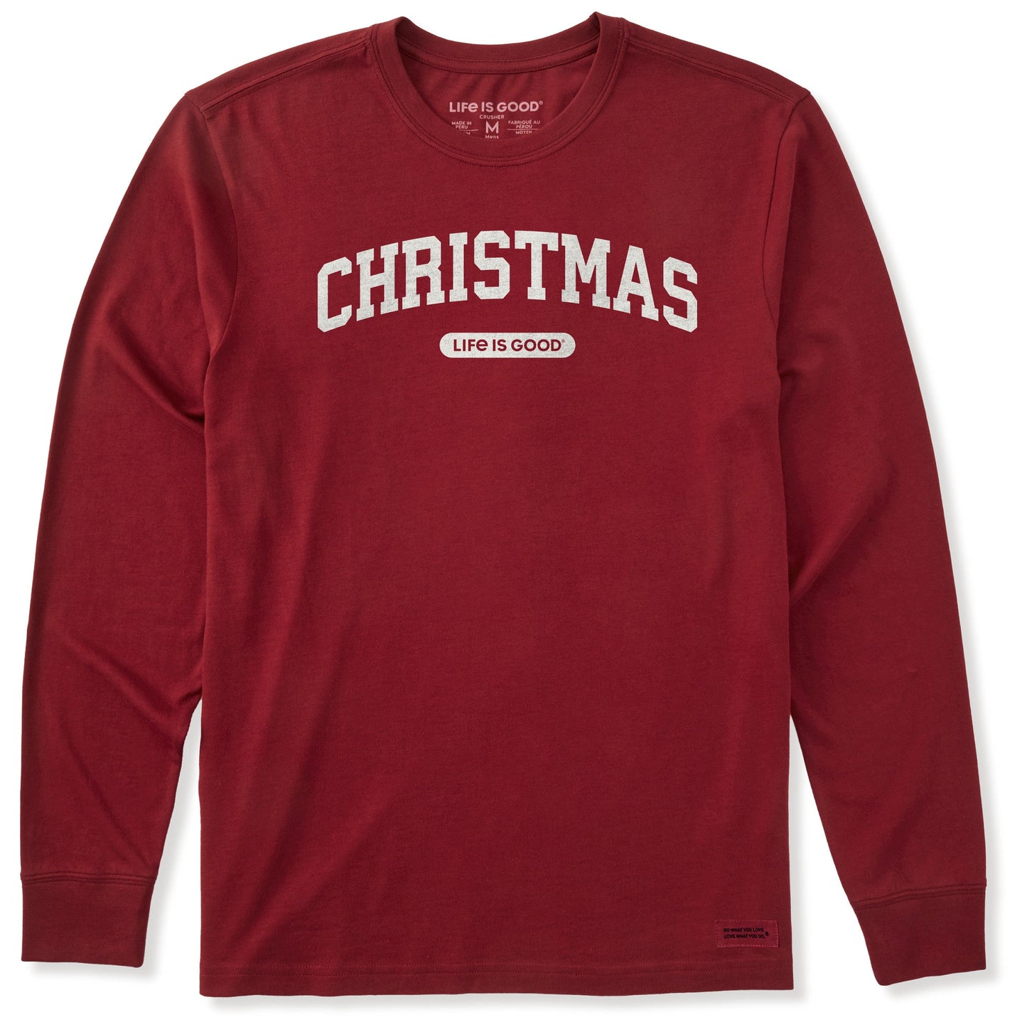 Men's Christmas Arch Long Sleeve Crusher Tee