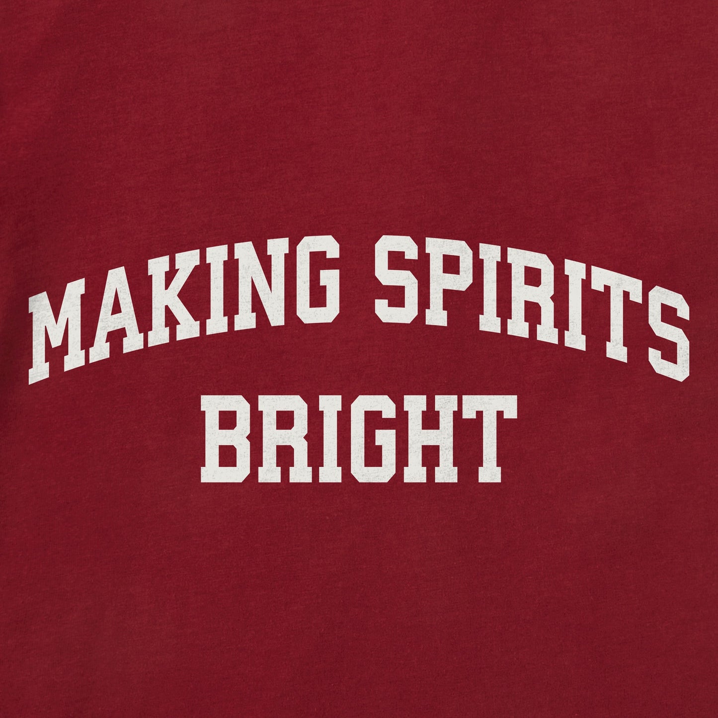 Men's Making Spirits Bright Arch Long Sleeve Crusher Tee