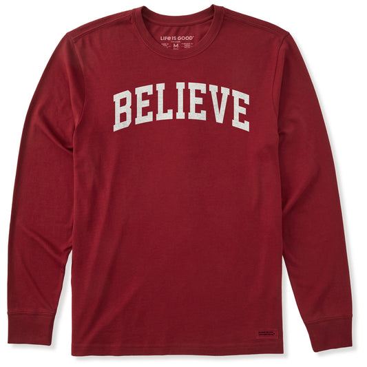 Men's Believe Arch Long Sleeve Crusher Tee