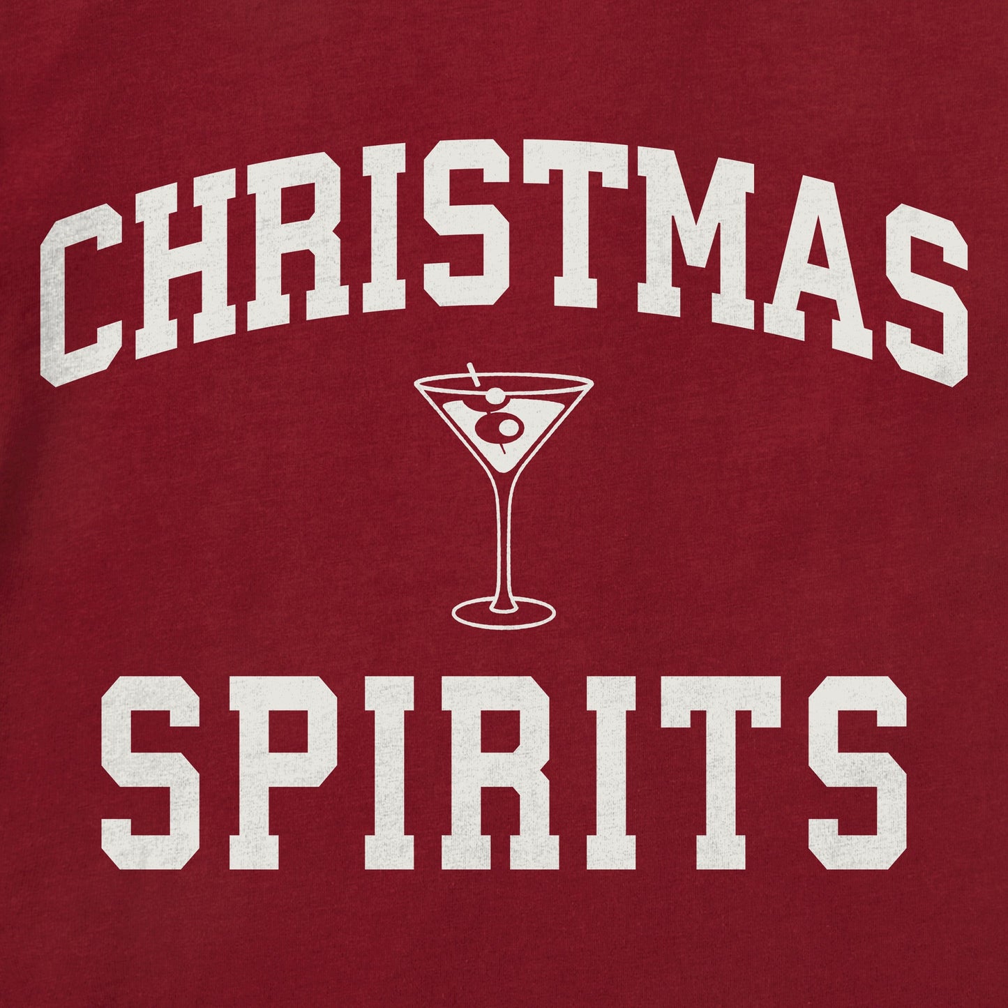 Men's Christmas Spirits Arch Long Sleeve Crusher Tee