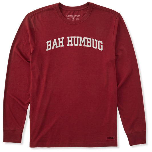 Men's Bah Humbug Arch Long Sleeve Crusher Tee