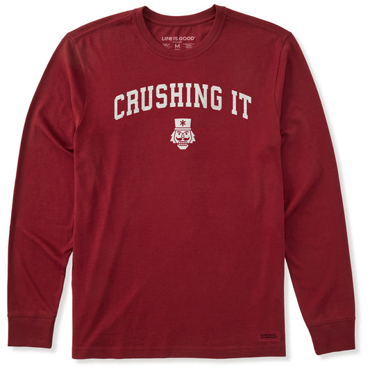 Men's Crushing It Arch Long Sleeve Crusher Tee