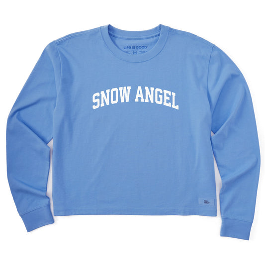 Women's Snow Angel Arch Long Sleeve Crusher Boxy Tee