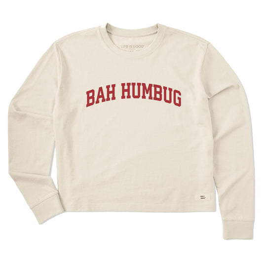 Women's Bah Humbug Arch Long Sleeve Crusher Boxy Tee
