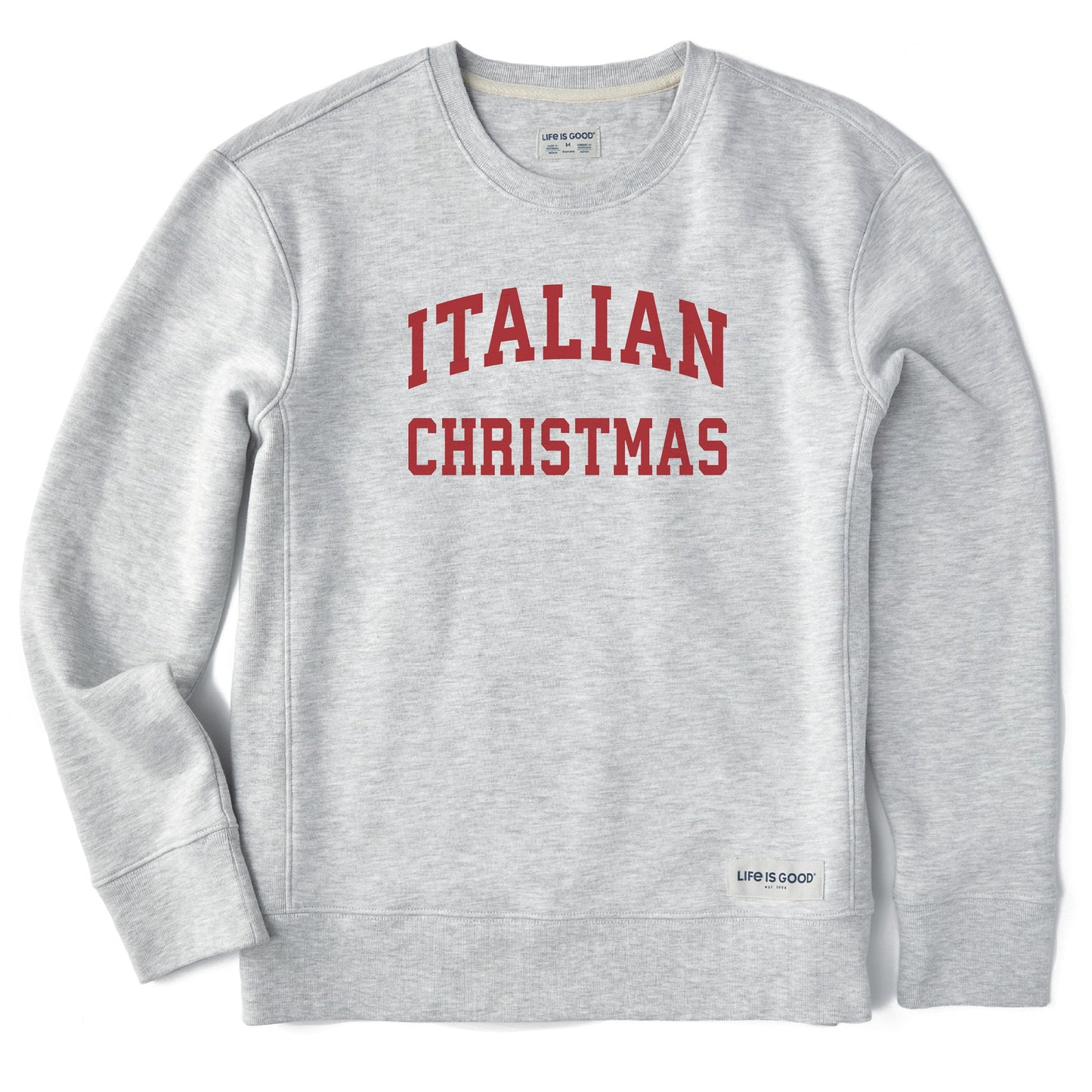 Women's Italian Christmas Arch Simply True Fleece Crew