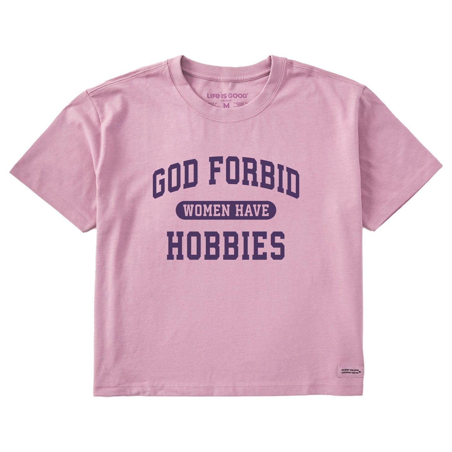 Women's God Forbid Arch Short Sleeve Crusher Boxy Tee