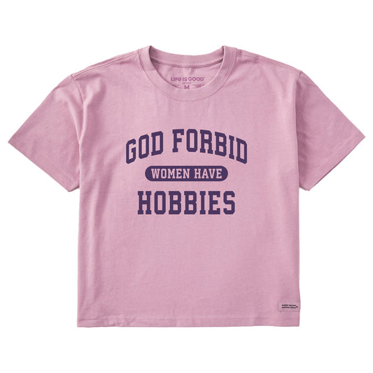Women's God Forbid Arch Short Sleeve Crusher Boxy Tee