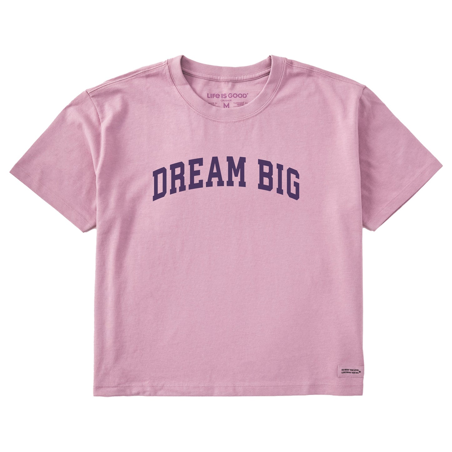 Women's Dream Big Arch Short Sleeve Crusher Boxy Tee