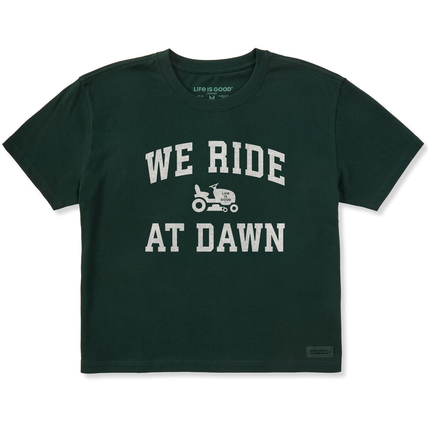 Women's We Ride at Dawn Arch Short Sleeve Crusher Boxy Tee