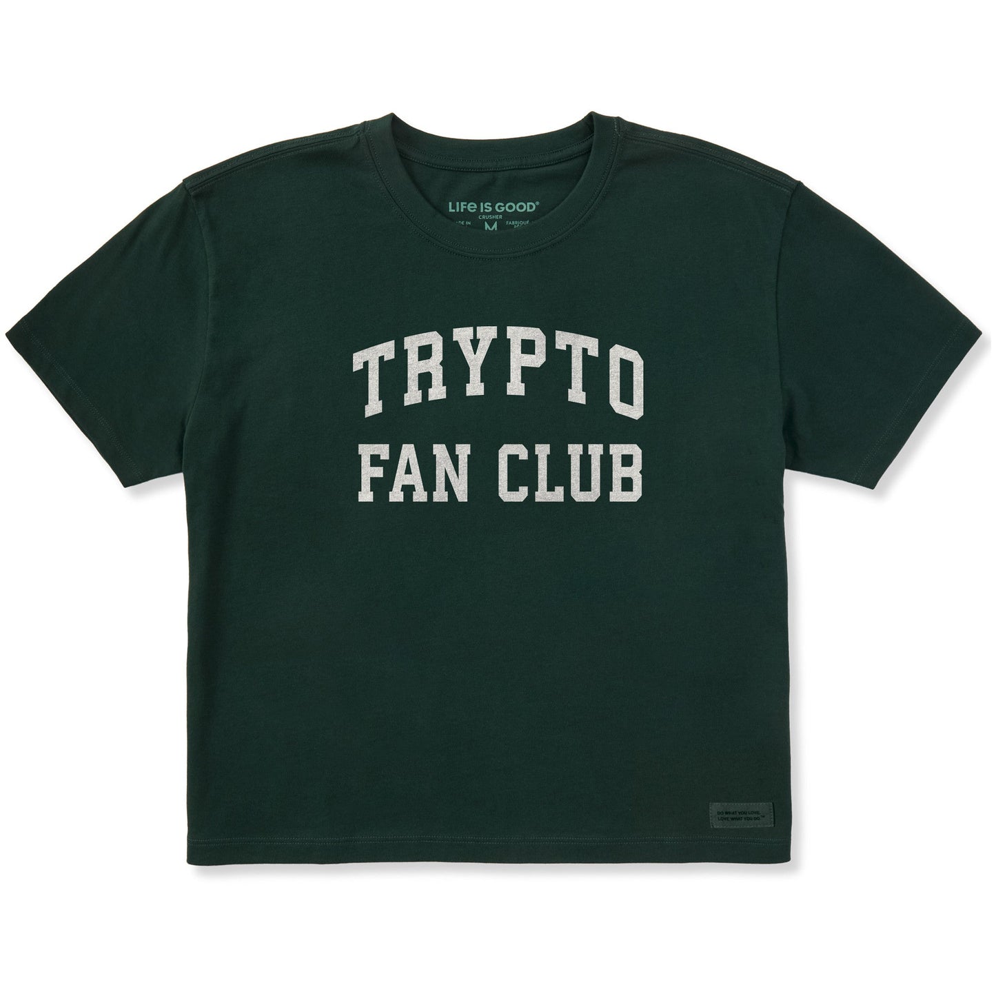 Women's Trypto Fan Club Arch Short Sleeve Crusher Boxy Tee
