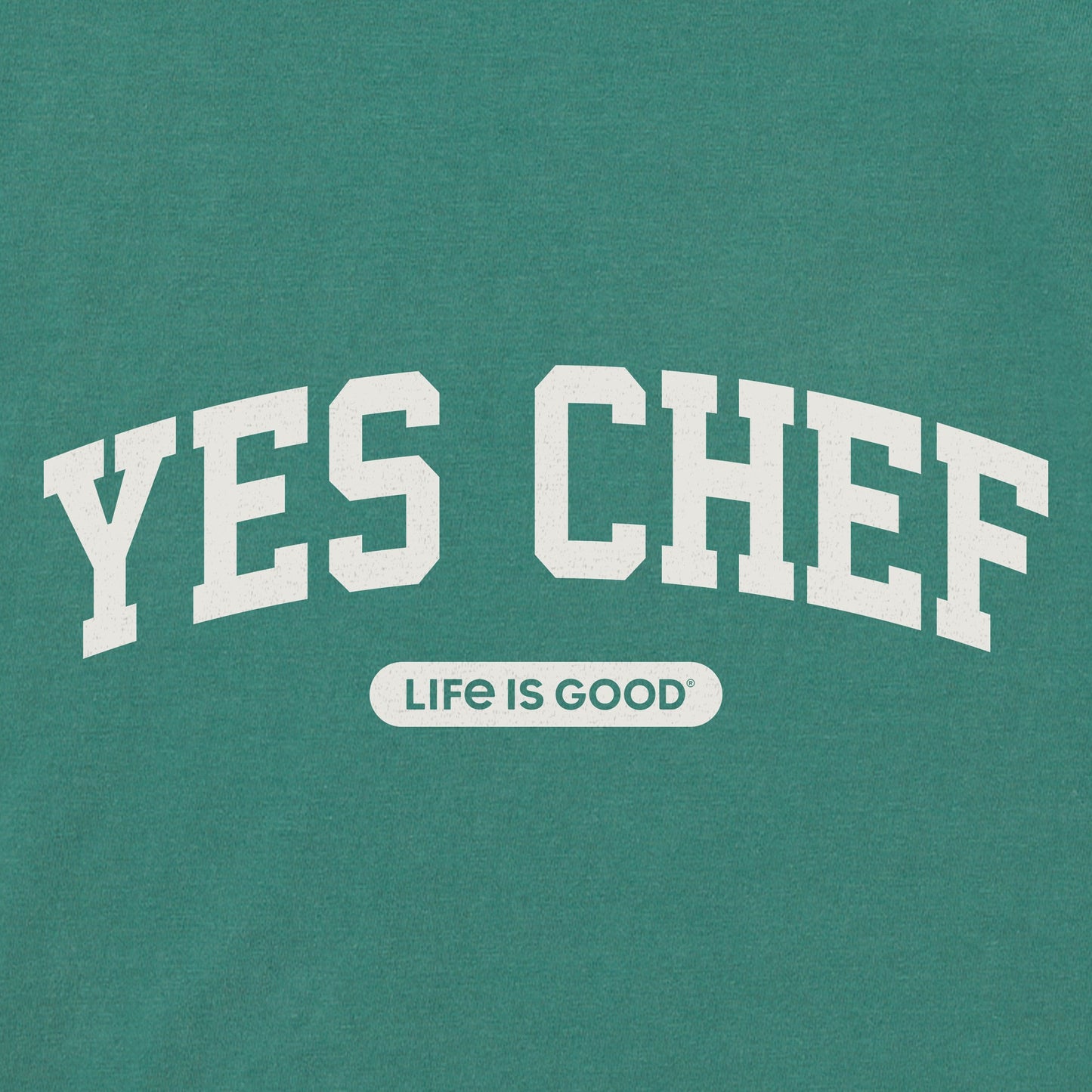 Women's Yes Chef Arch Short Sleeve Crusher Boxy Tee
