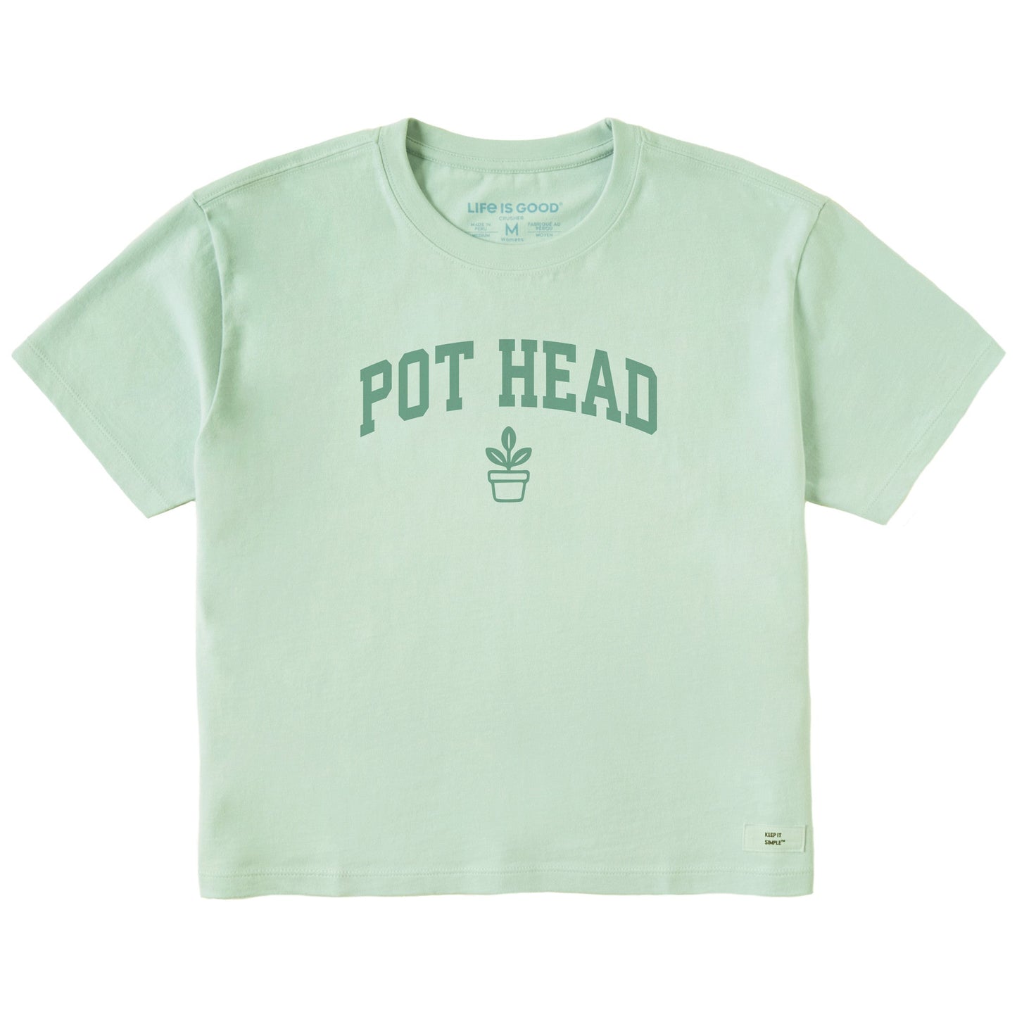 Women's Pot Head Arch Short Sleeve Crusher Boxy Tee