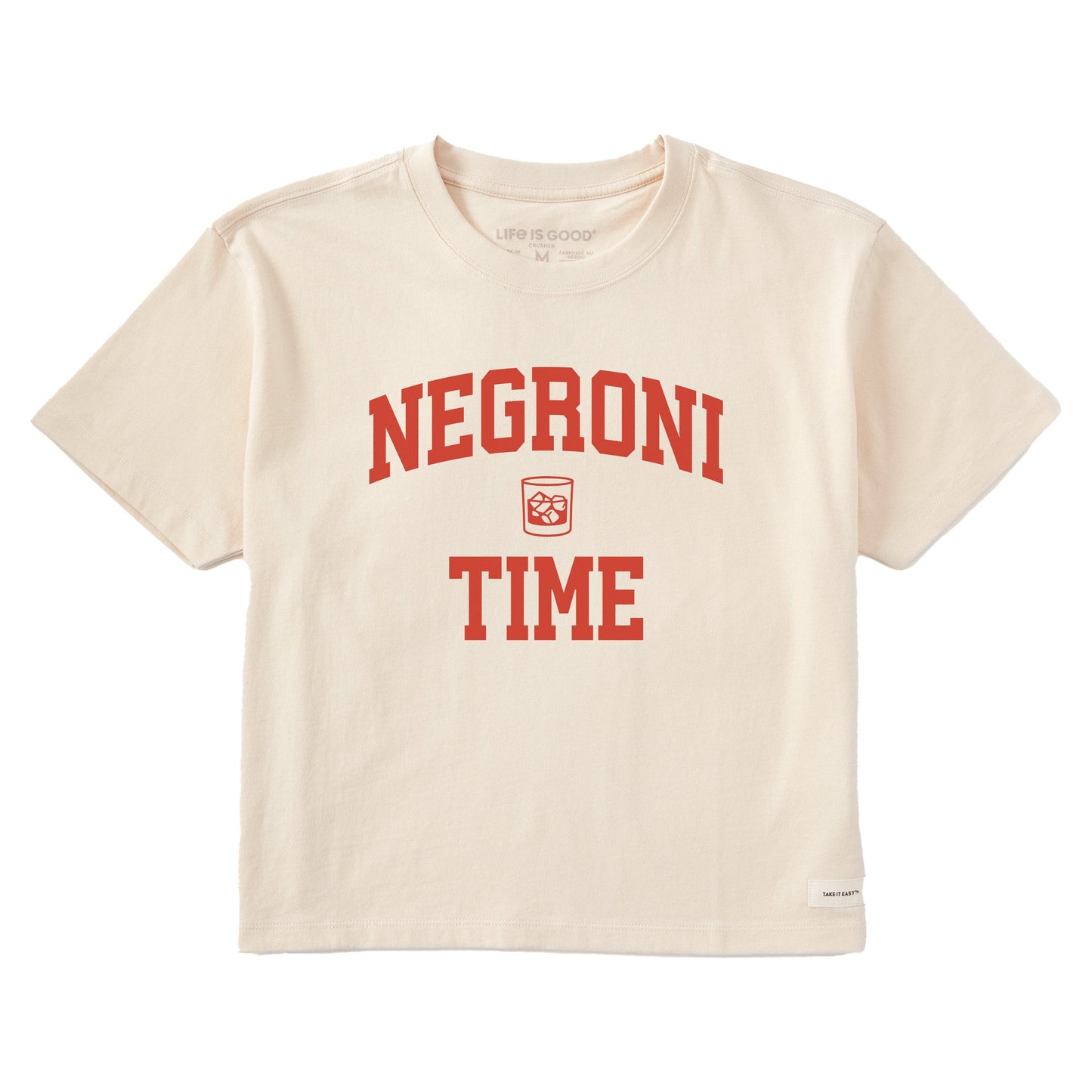 Women's Negroni Time Arch Short Sleeve Crusher Boxy Tee