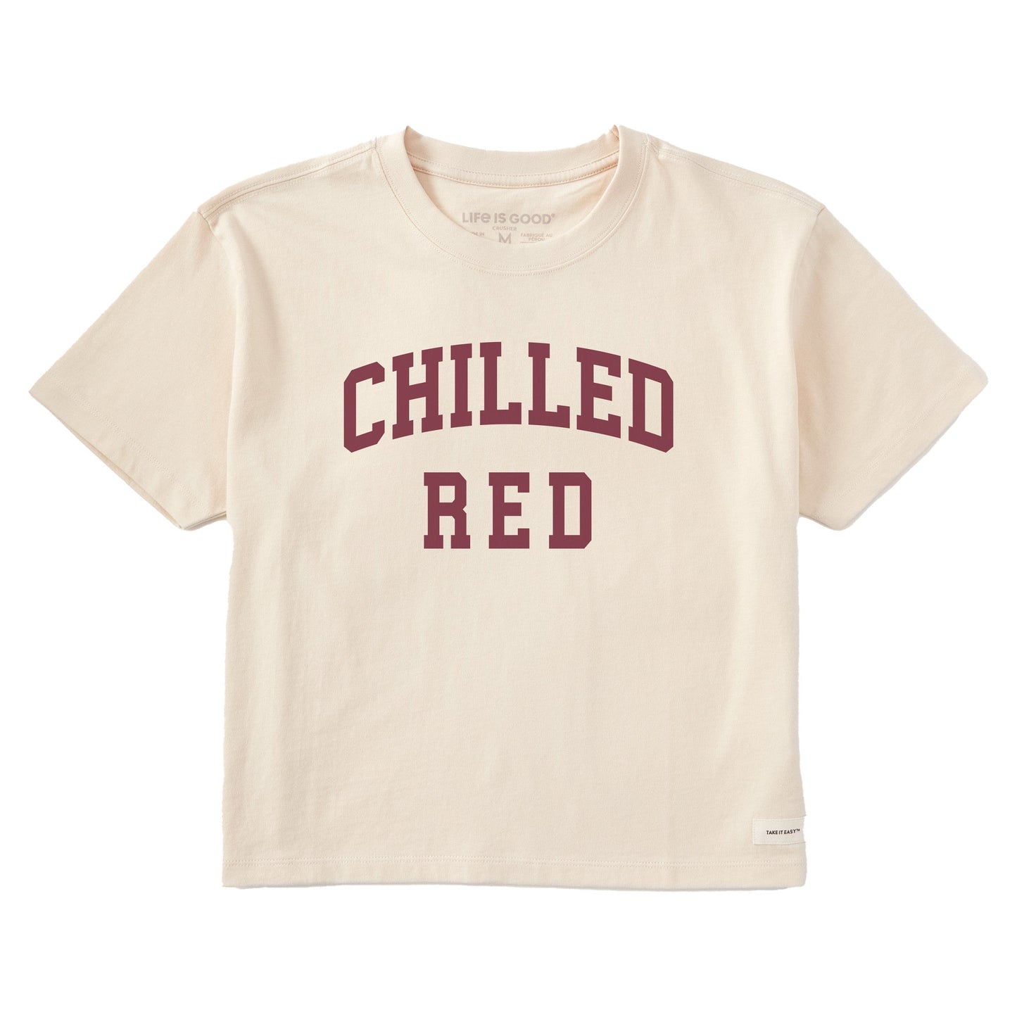 Women's Chilled Red Arch Short Sleeve Crusher Boxy Tee