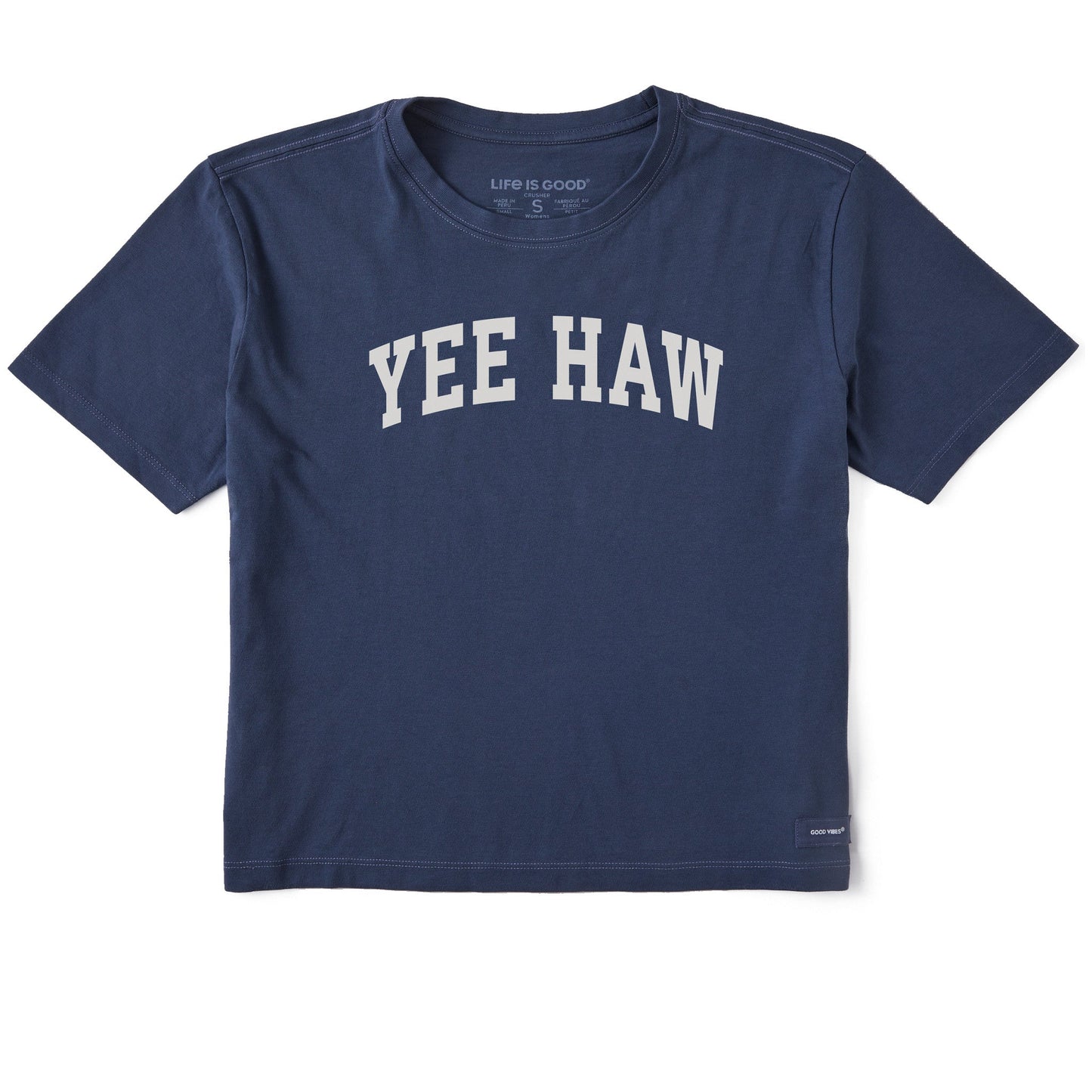 Women's Yee Haw Arch Short Sleeve Crusher Boxy Tee