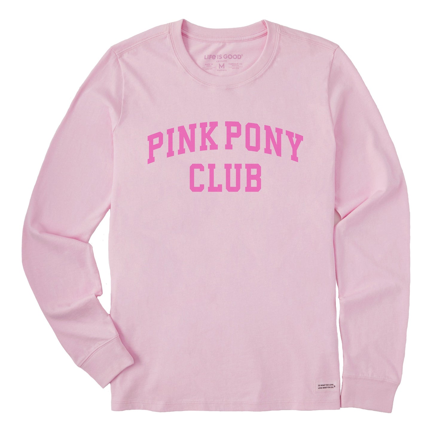 Women's Pink Pony Club Arch Long Sleeve Crusher Tee