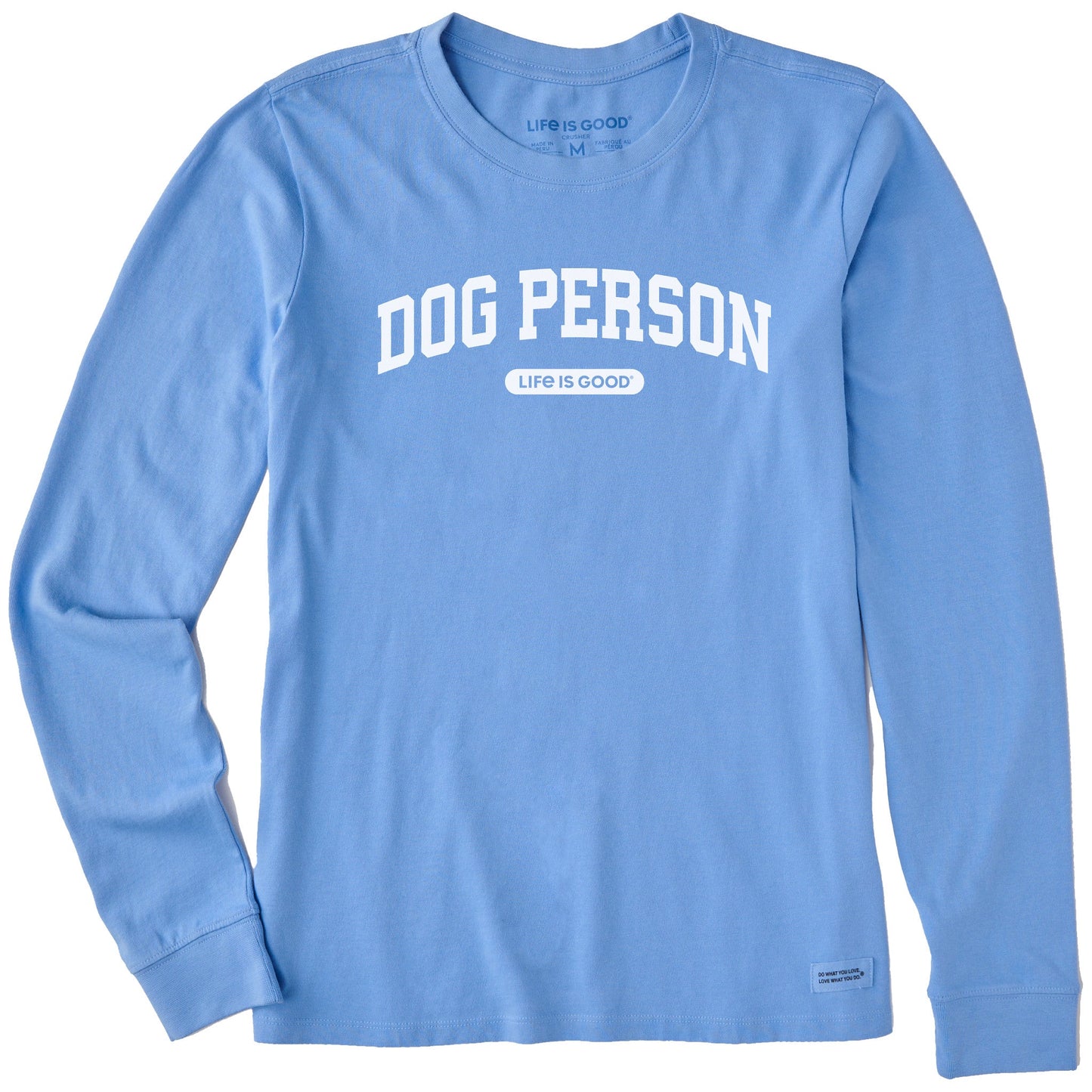 Women's Dog Person Arch Long Sleeve Crusher Tee