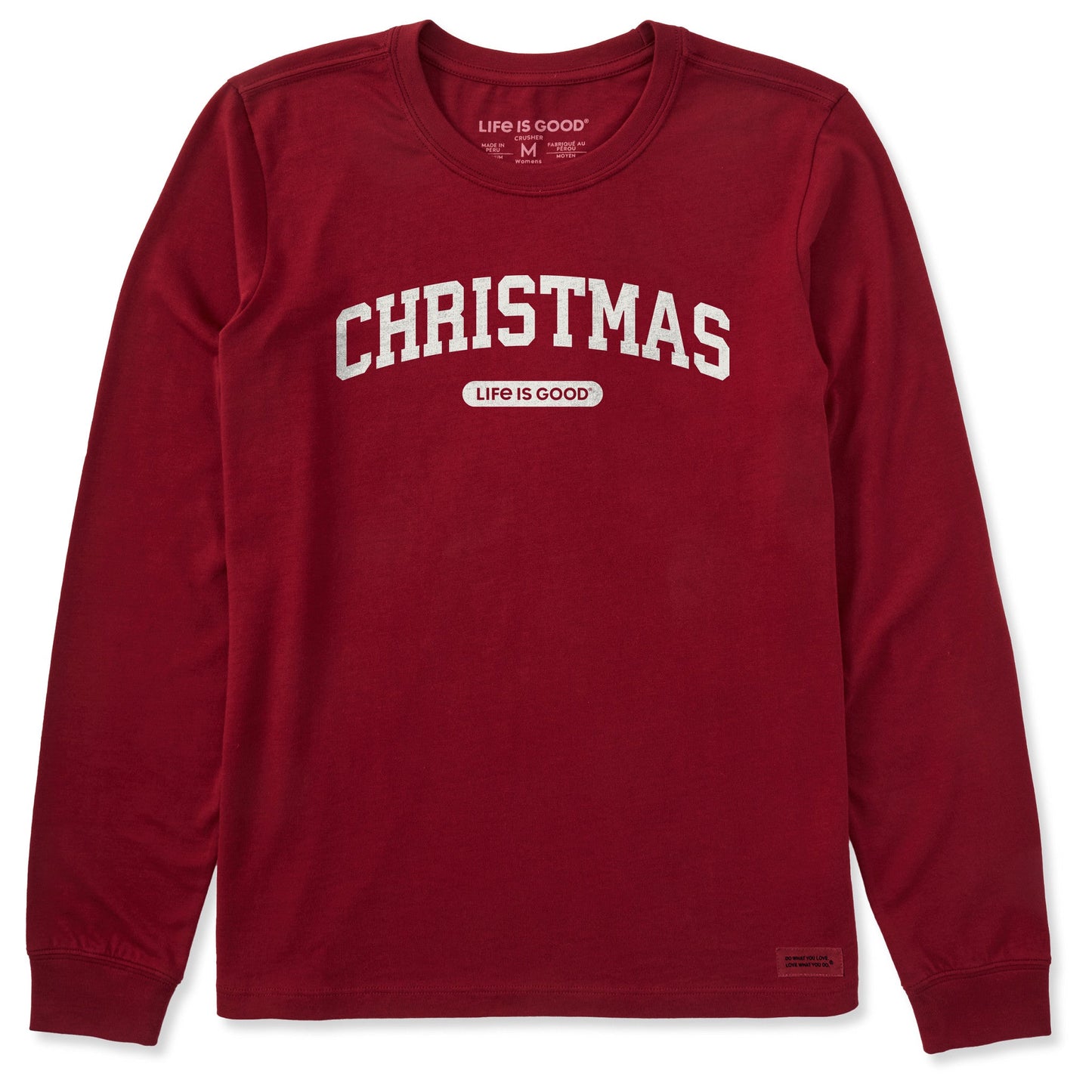 Women's Christmas Arch Long Sleeve Crusher Tee