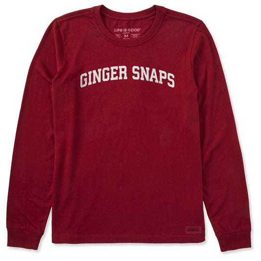 Women's Ginger Snaps Arch Long Sleeve Crusher Tee
