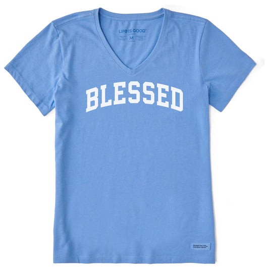 Women's Blessed Arch Short Sleeve Crusher Vee