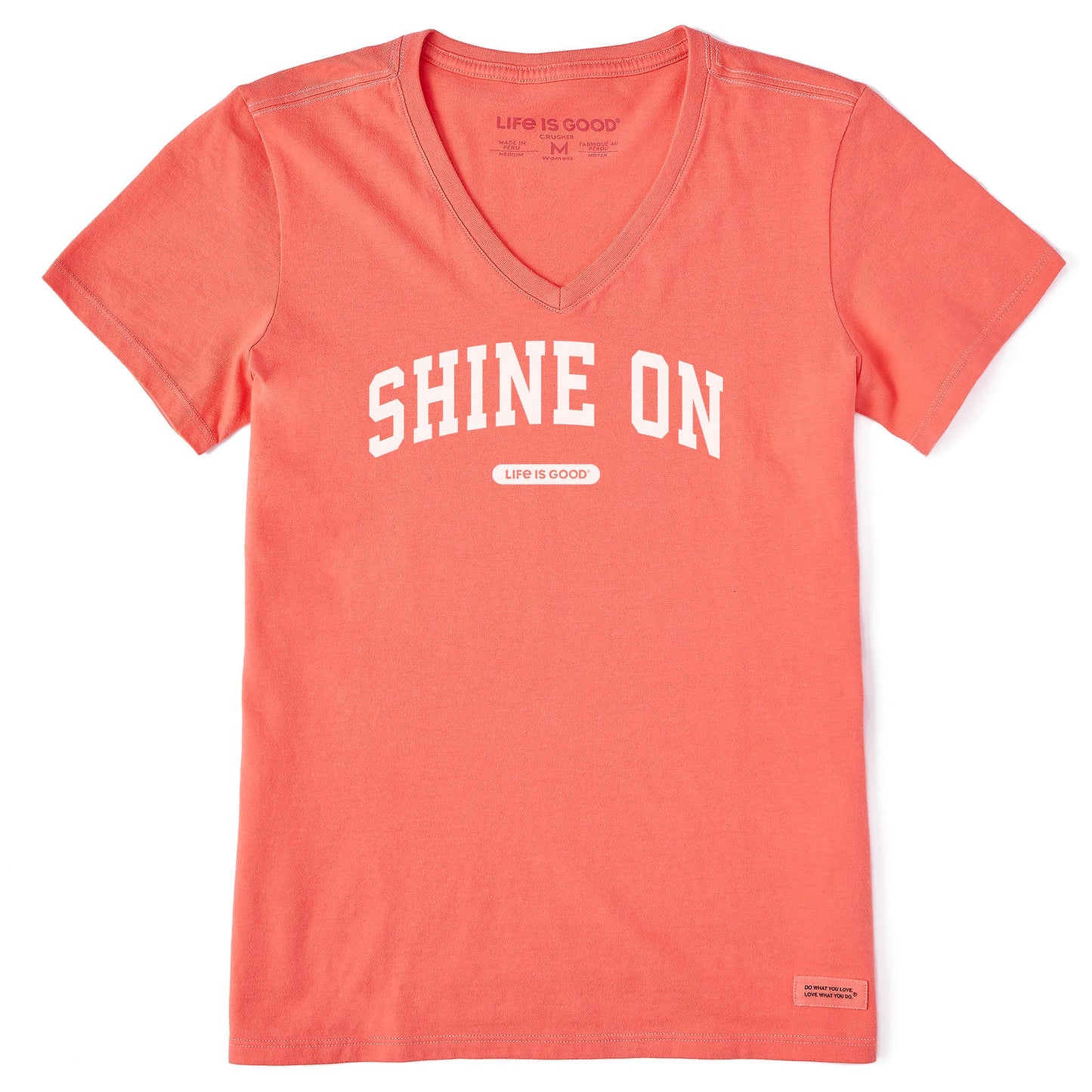 Women's Shine On Arch Short Sleeve Crusher Vee