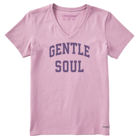 Women's Gentle Soul Arch Short Sleeve Crusher Vee