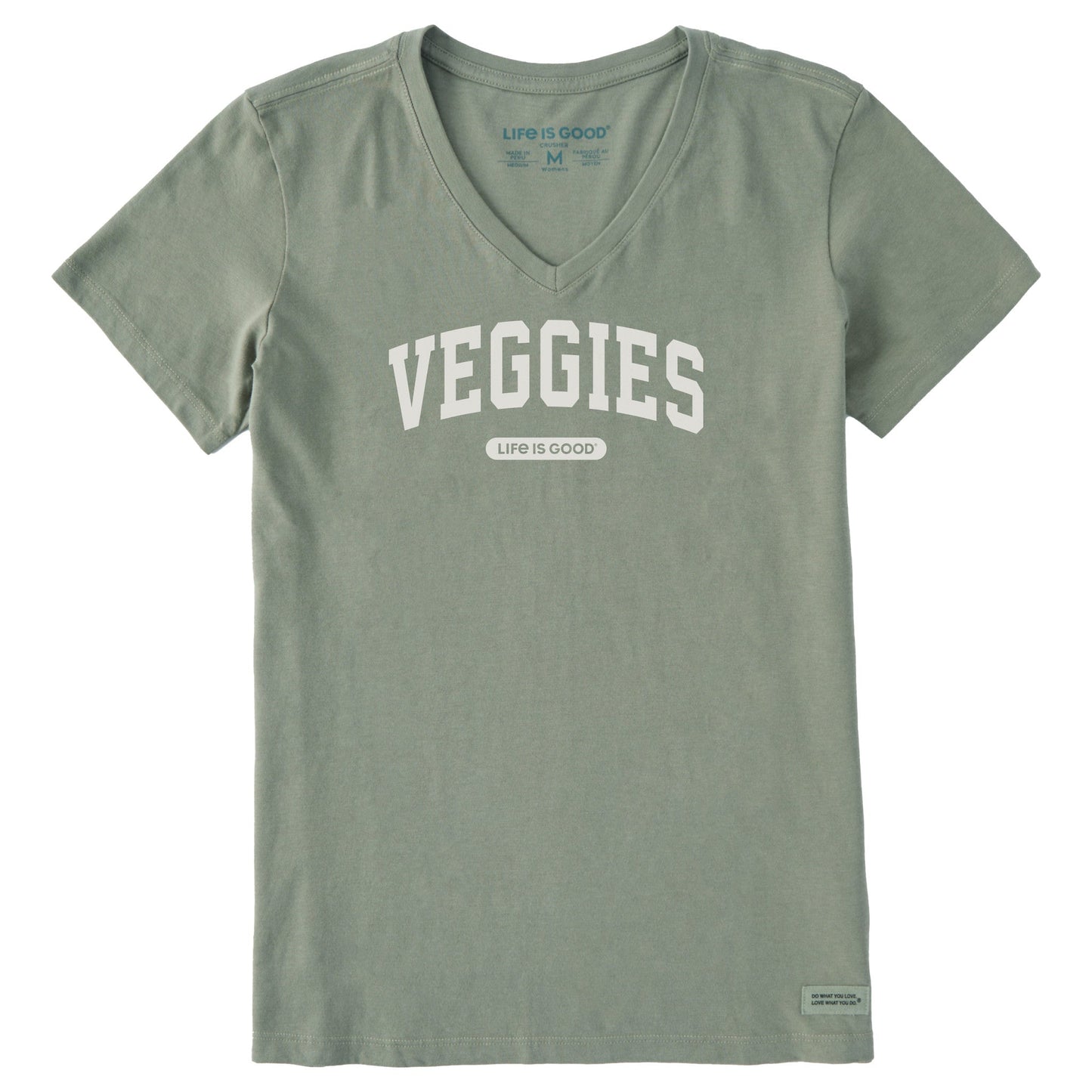 Women's Veggies Arch Short Sleeve Crusher Vee