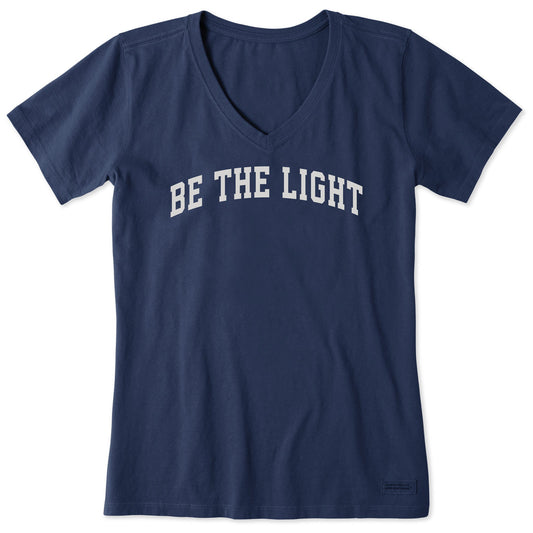 Women's Be the Light Arch Short Sleeve Crusher Vee