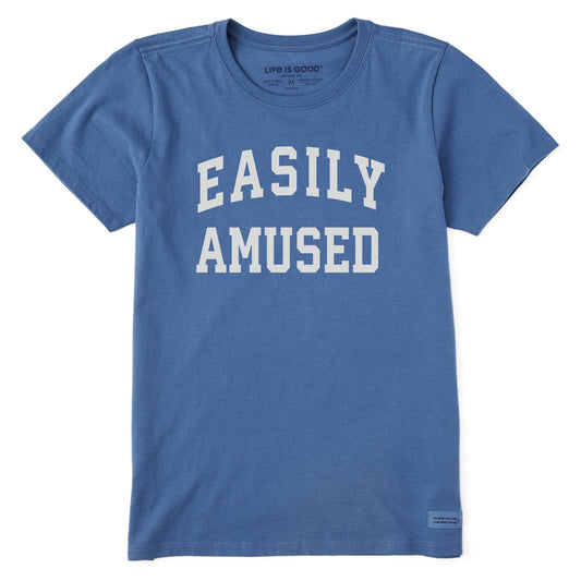 Women's Easily Amused Arch Short Sleeve Crusher Tee
