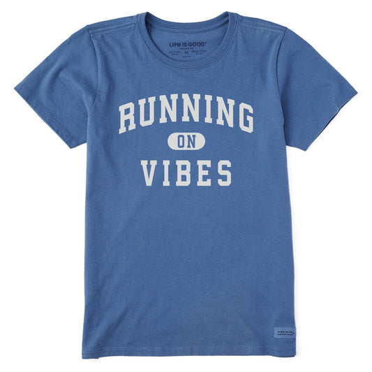 Women's Running on Vibes Arch Short Sleeve Crusher Tee