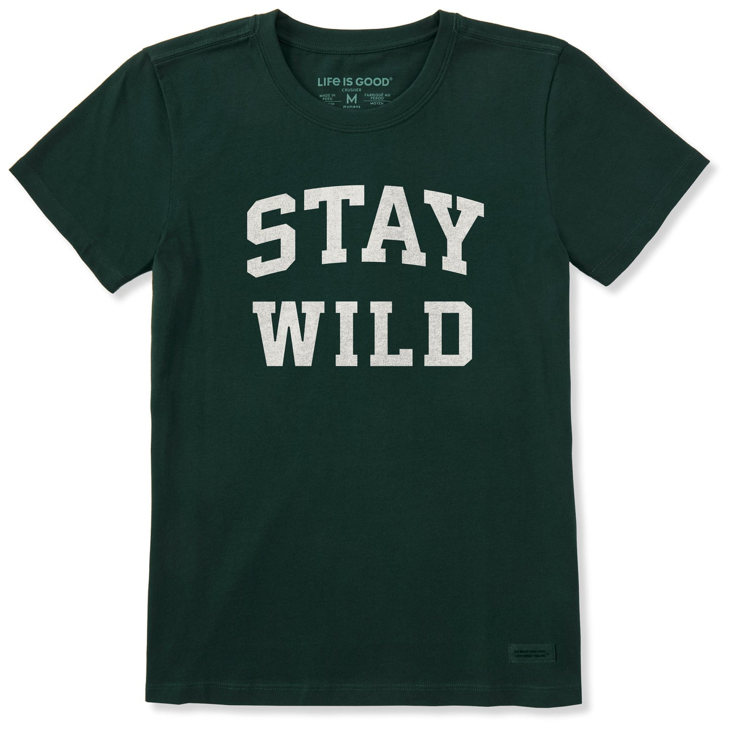 Women's Stay Wild Arch Short Sleeve Crusher Tee