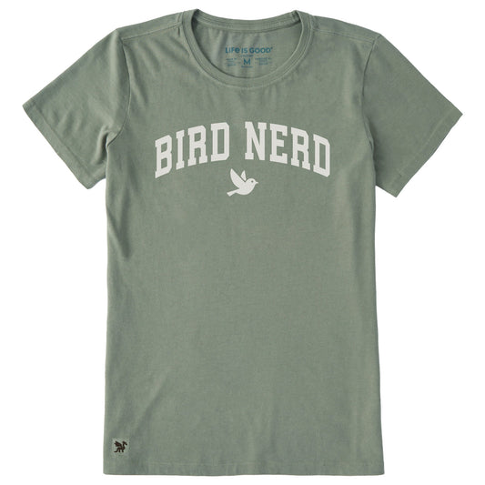 Women's Bird Nerd Arch Short Sleeve Crusher Tee