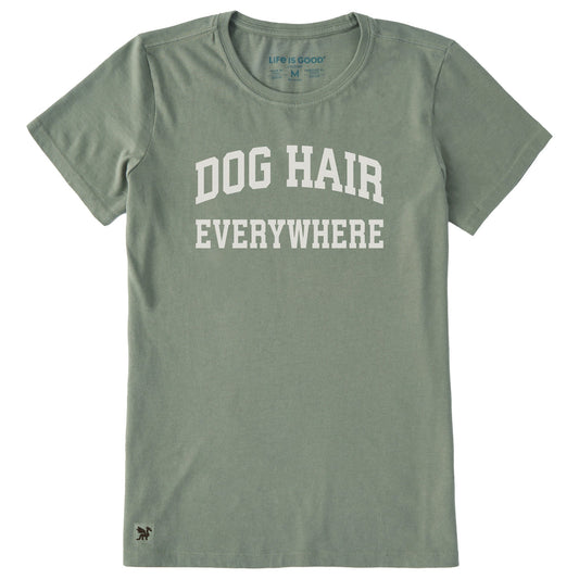 Women's Dog Hair Everywhere Arch Short Sleeve Crusher Tee