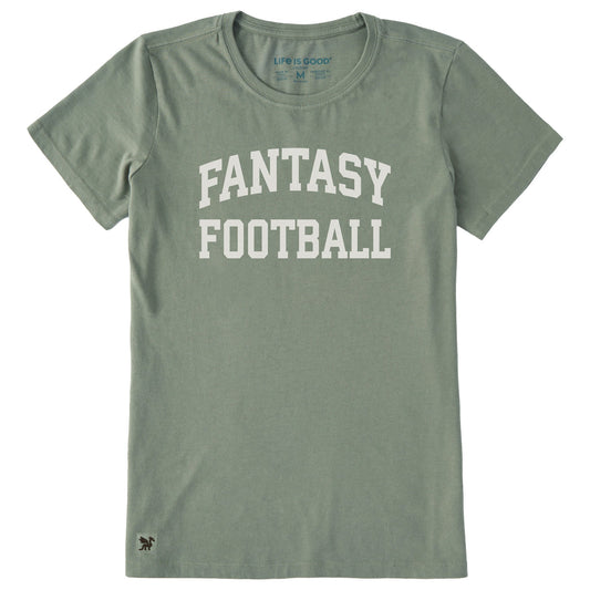 Women's Fantasy Football Arch Short Sleeve Crusher Tee