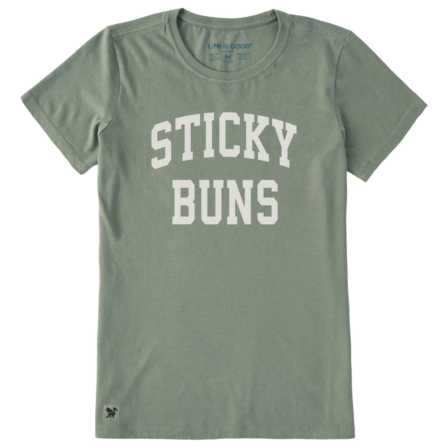 Women's Sticky Buns Arch Short Sleeve Crusher Tee