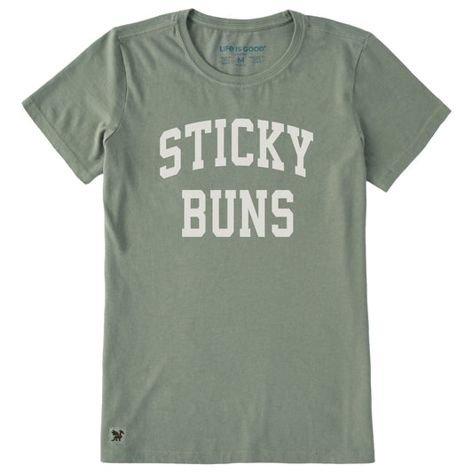 Women's Sticky Buns Arch Short Sleeve Crusher Tee