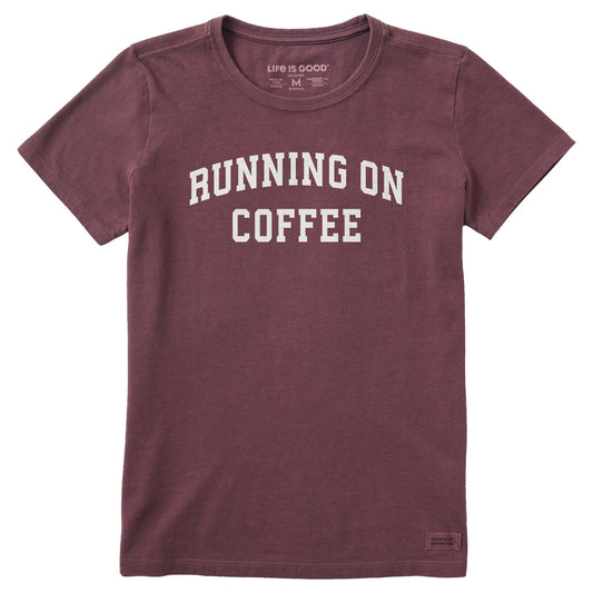 Women's Running on Coffee Arch Short Sleeve Crusher Tee
