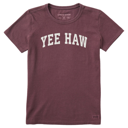 Women's Yee Haw Arch Short Sleeve Crusher Tee