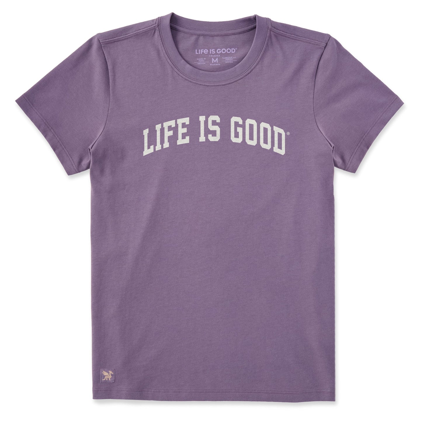 Women's A Life is Good Arch Short Sleeve Crusher Tee