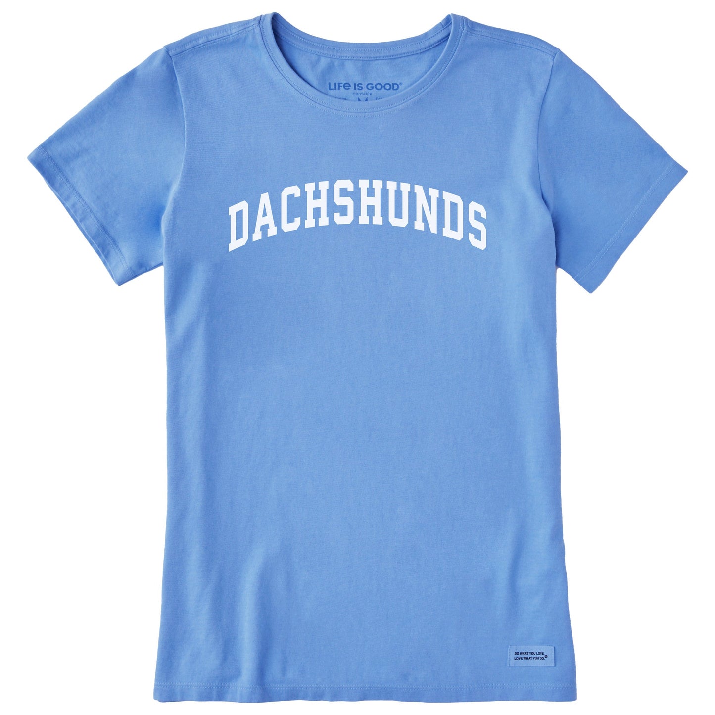 Women's Dachshunds Arch Short Sleeve Crusher Tee