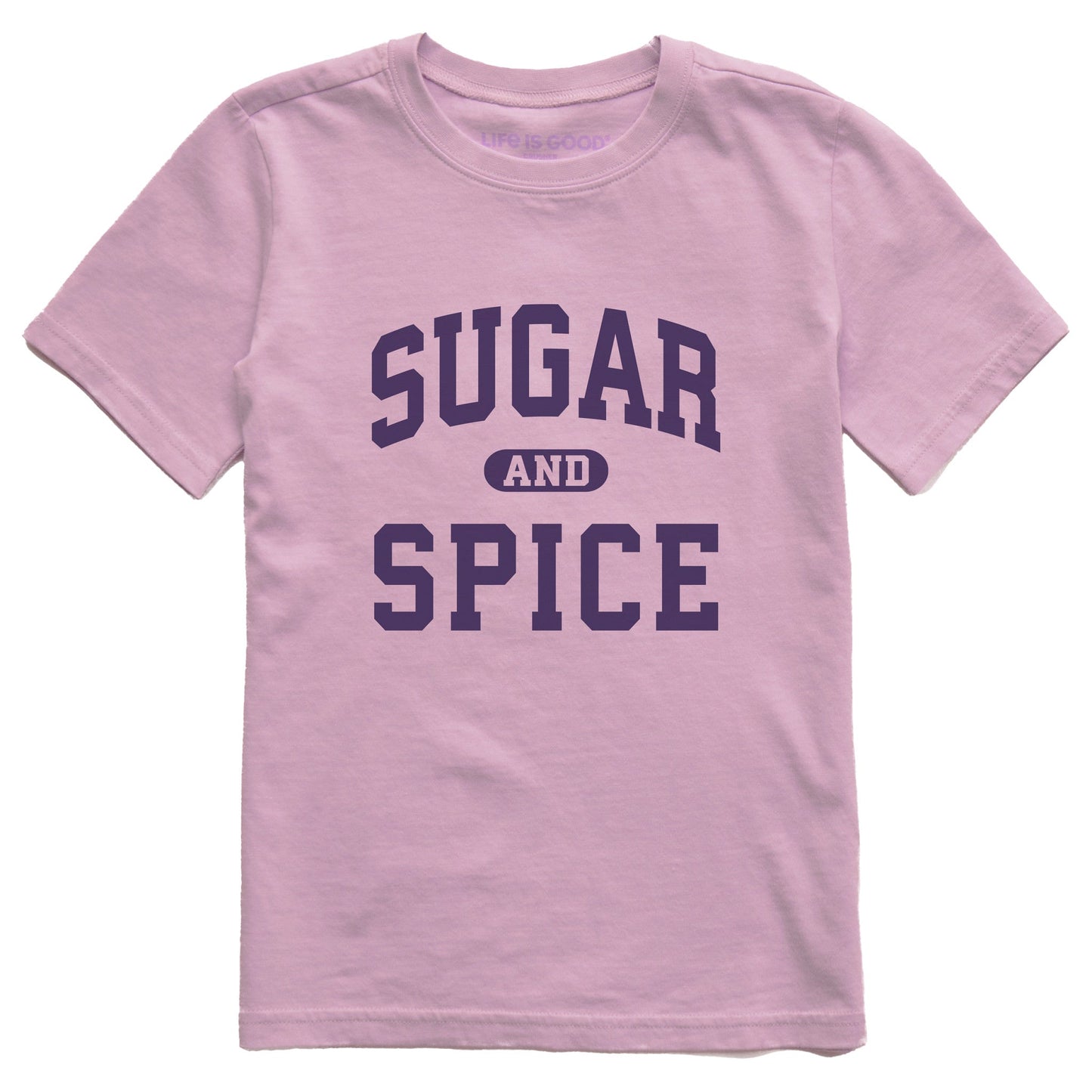 Kids Sugar and Spice Arch Short Sleeve Crusher Tee
