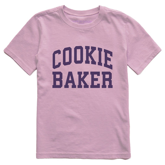 Kids Cookie Baker Arch Short Sleeve Crusher Tee