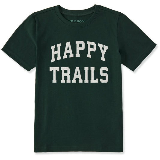 Kids Happy Trails Arch Short Sleeve Crusher Tee