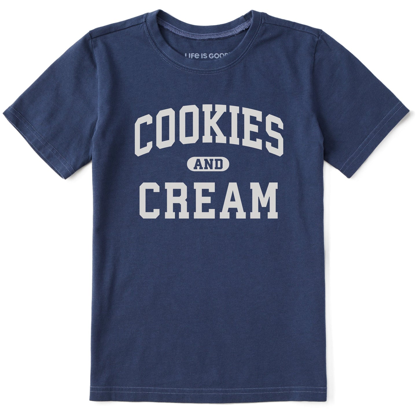 Kids Cookies and Cream Arch Short Sleeve Crusher Tee
